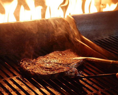 Steak at Intrepid Restaurant Bermuda