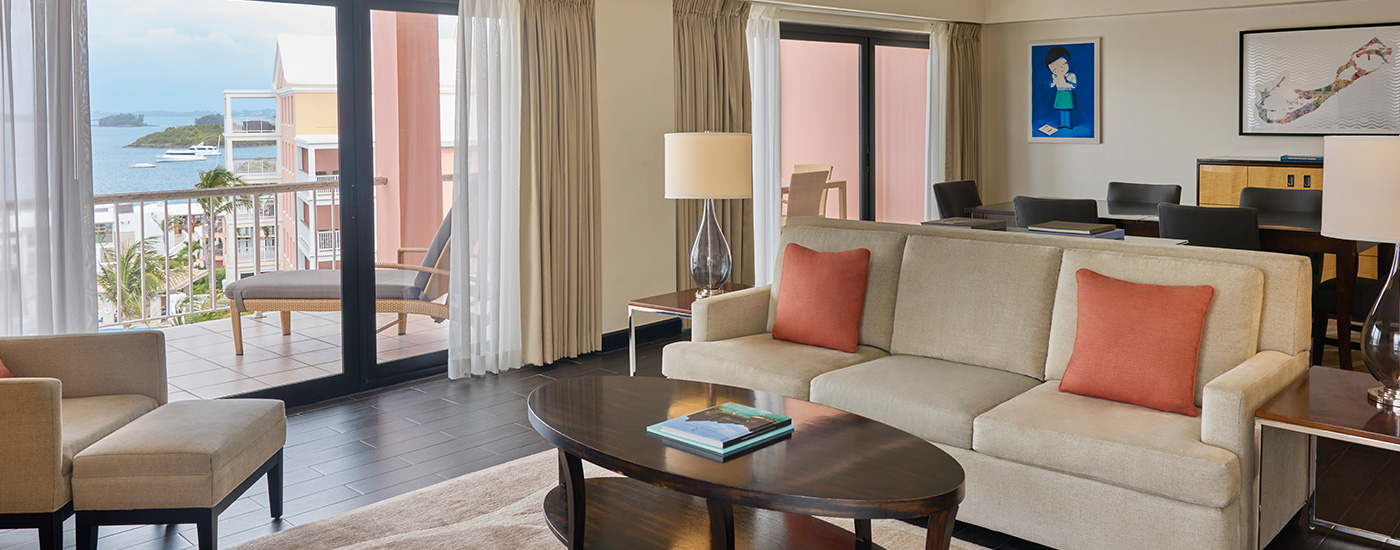 Hamilton Princess Penthouse Suite Living Area