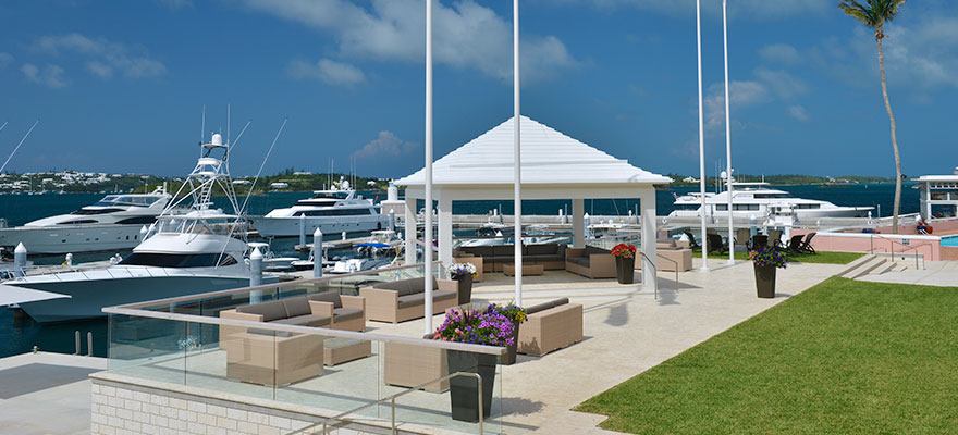 Flagpole Terrace, Hamilton Princess Hotel, Bermuda