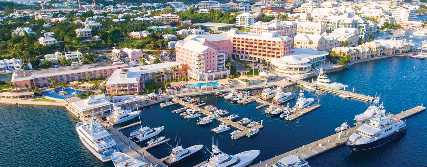Hamilton Princess Bermuda, Hotel, Beach Club, Marina