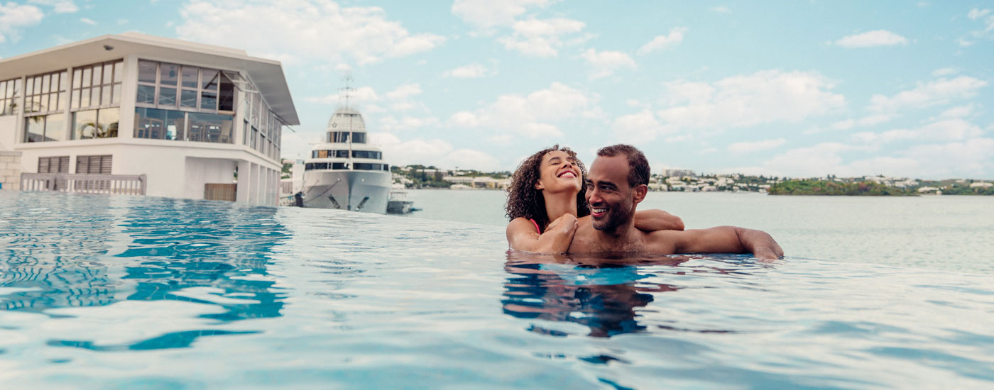 Hamilton Princess Beach Club Luxury Bermuda Hotel Infinity Pool