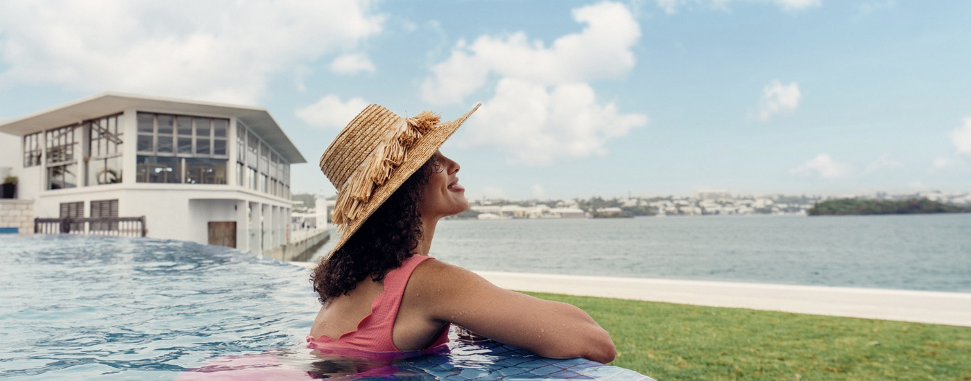Hamilton Princess Bermuda, Hotel, Beach Club, Marina