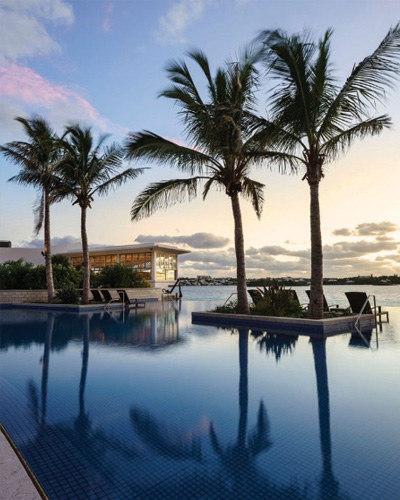 Hamilton Princess Bermuda, Hotel, Beach Club, Marina infinity pool