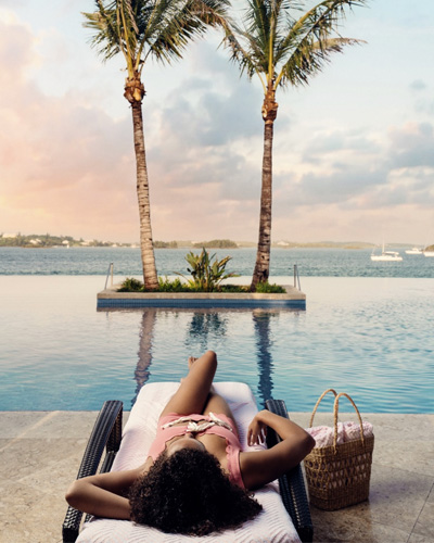 Hamilton Princess Bermuda, Hotel, Beach Club, Marina infinity pool