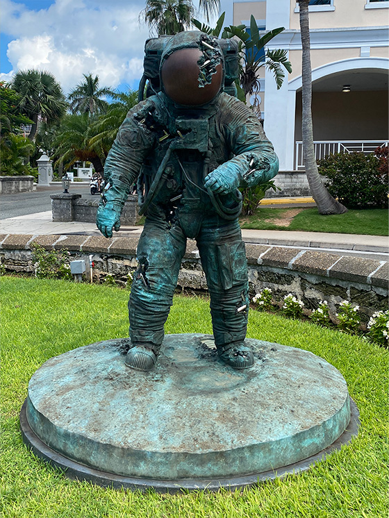 Hamilton Princess Art Tour - Daniel Arsham Astronaut