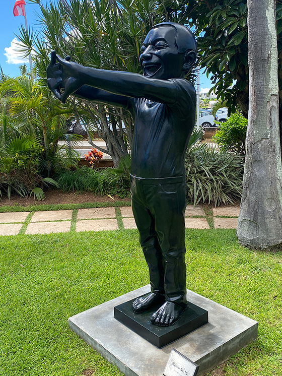 Hamilton Princess Art Tour - Yue Minjun Warrior#10