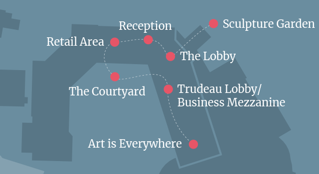 Hamilton Princess Art Tour map locations