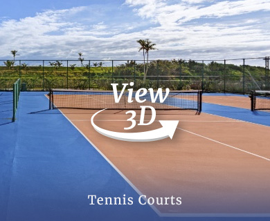 Tennis Courts 3D - Hamilton Princess Bermuda