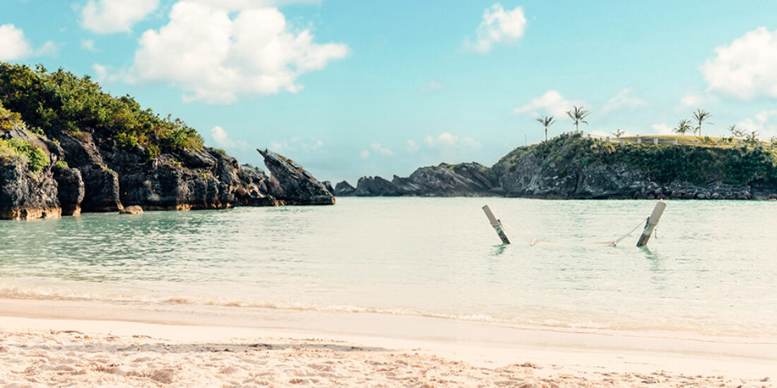 The beach at the Hamilton Princess Beachclub